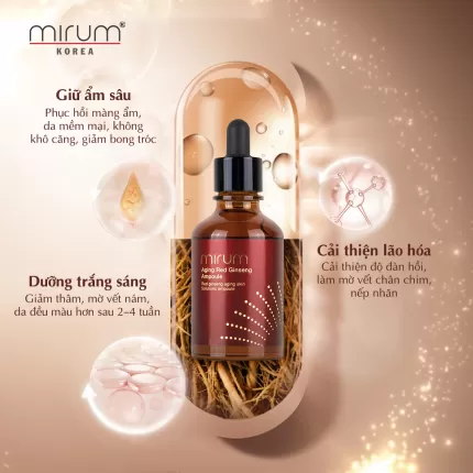 Combo 4 tinh chất dưỡng da Mirum